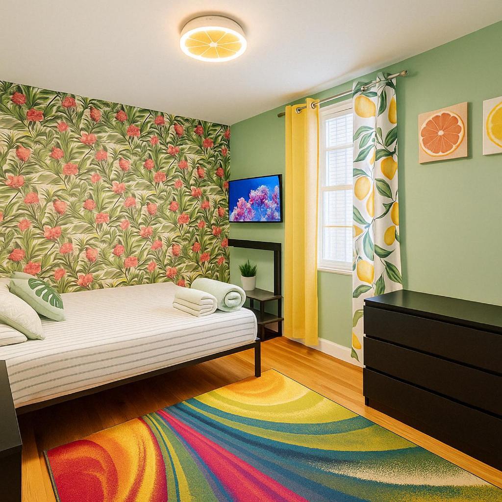 Tropical Comfort Room In Harlem Cozy Stay With Snacks & Style Nowy Jork Zewnętrze zdjęcie