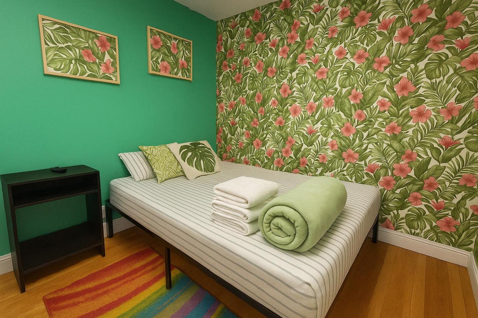 Tropical Comfort Room In Harlem Cozy Stay With Snacks & Style Nowy Jork Zewnętrze zdjęcie