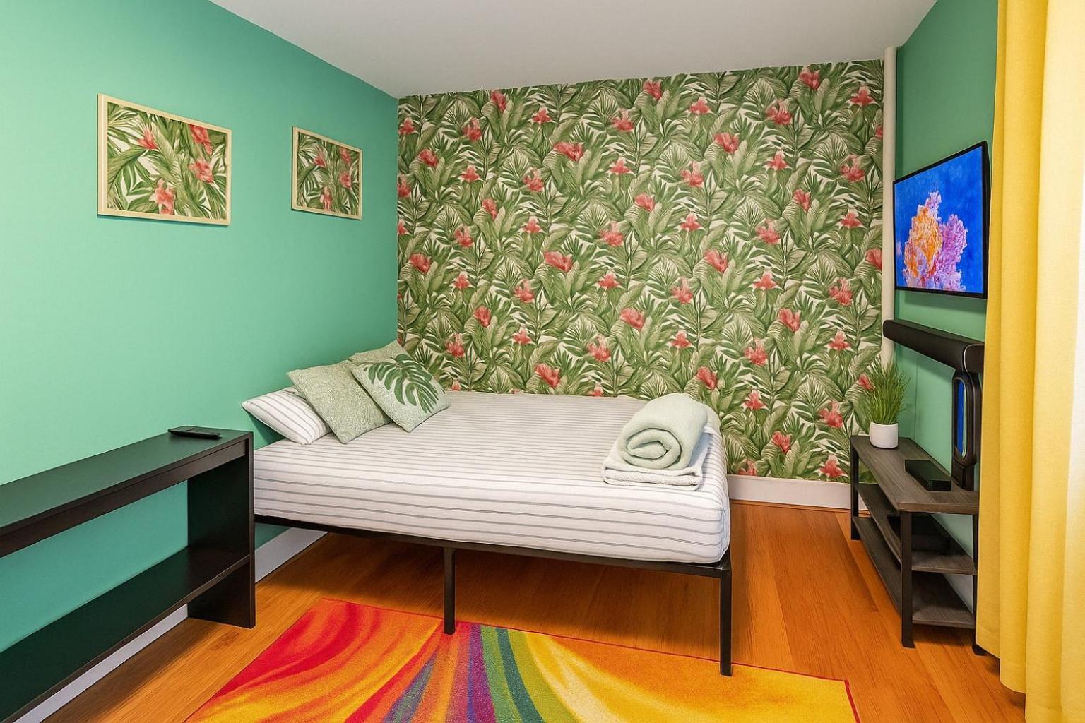 Tropical Comfort Room In Harlem Cozy Stay With Snacks & Style Nowy Jork Zewnętrze zdjęcie