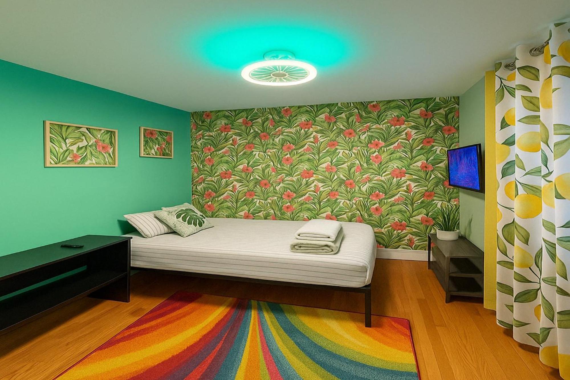 Tropical Comfort Room In Harlem Cozy Stay With Snacks & Style Nowy Jork Zewnętrze zdjęcie